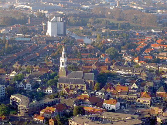 Aerial_Nijkerk_Grote_Kerk_1