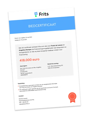 Biedcertificaat