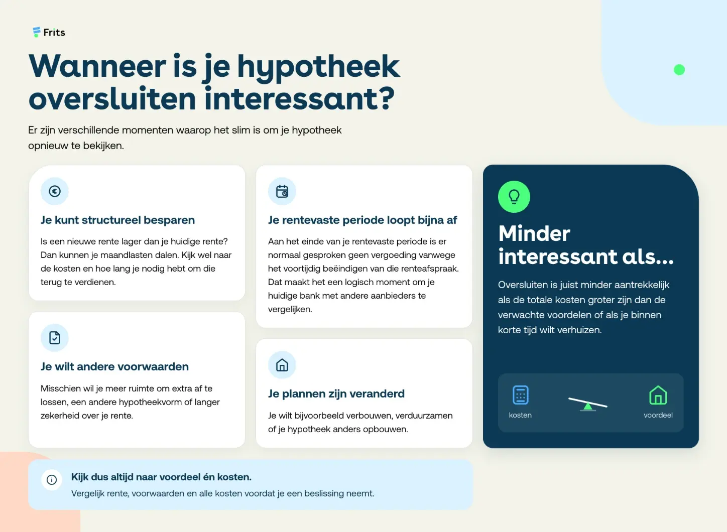 hypotheek-oversluiten-wanneer-interessant