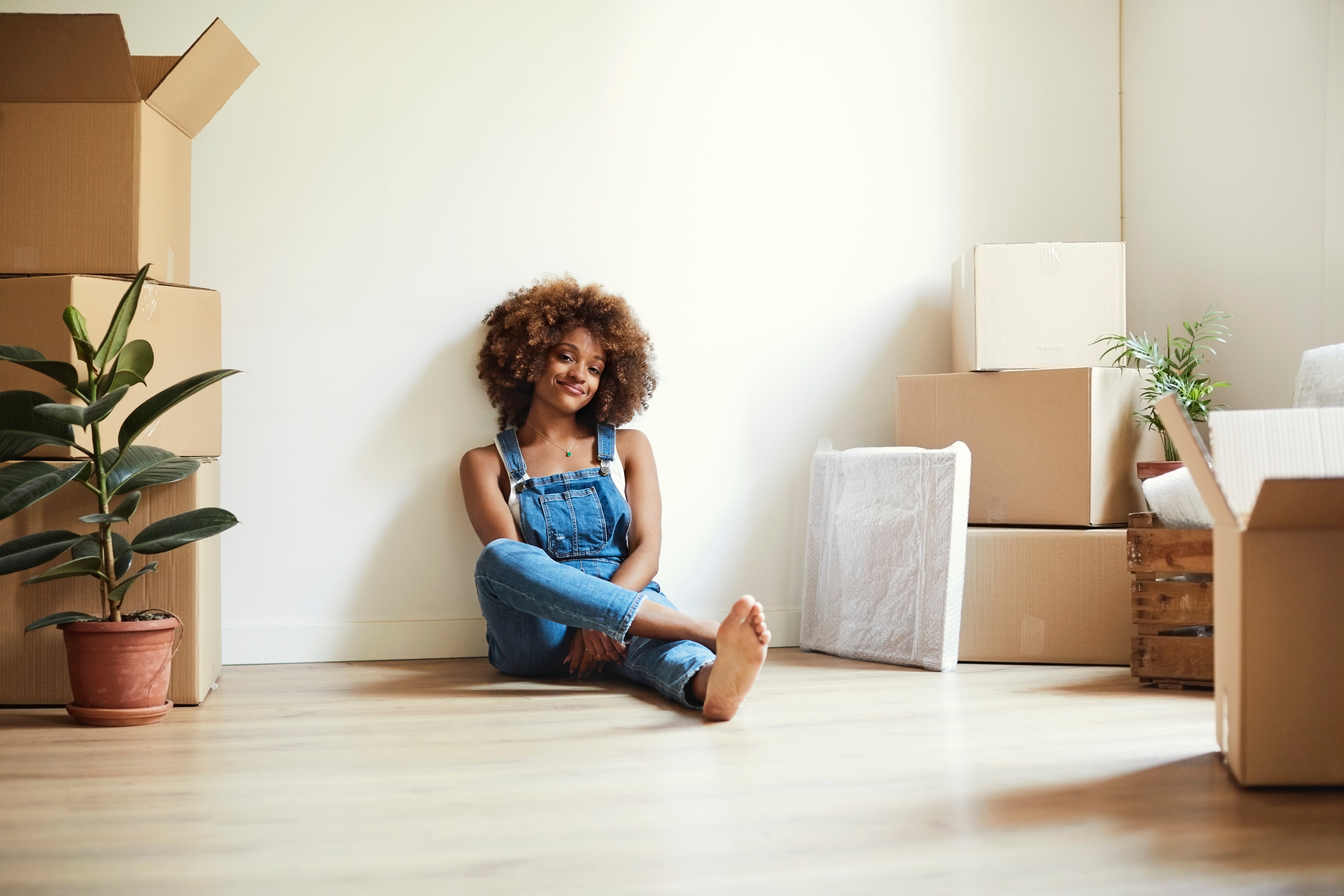 Vrouw is verhuisd naar instapklare woning